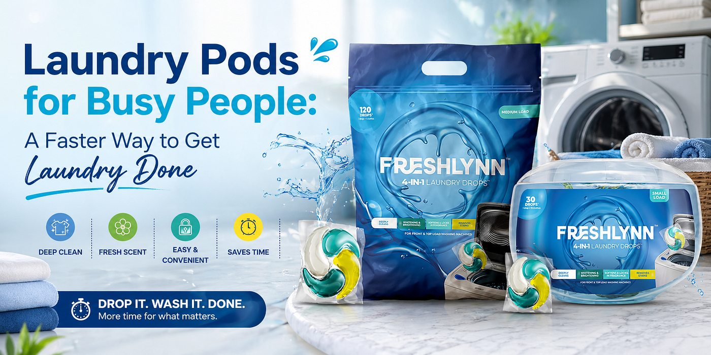 Laundry Pods for Busy People: A Faster Way to Get Laundry Done