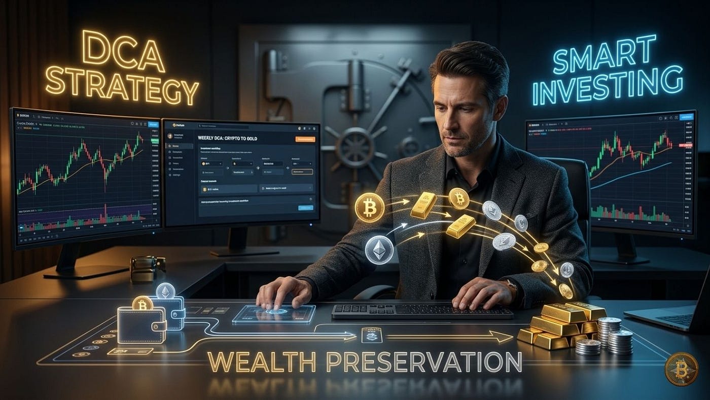 Dollar-Cost Averaging Into Precious Metals with Crypto