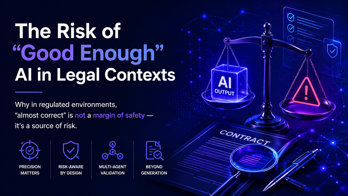 The Risk of “Good Enough” AI in Legal Contexts