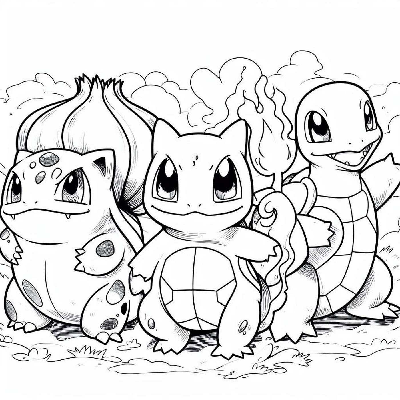 Pokemon Coloring Pages. Join your favorite Pokemon on an Adventure!