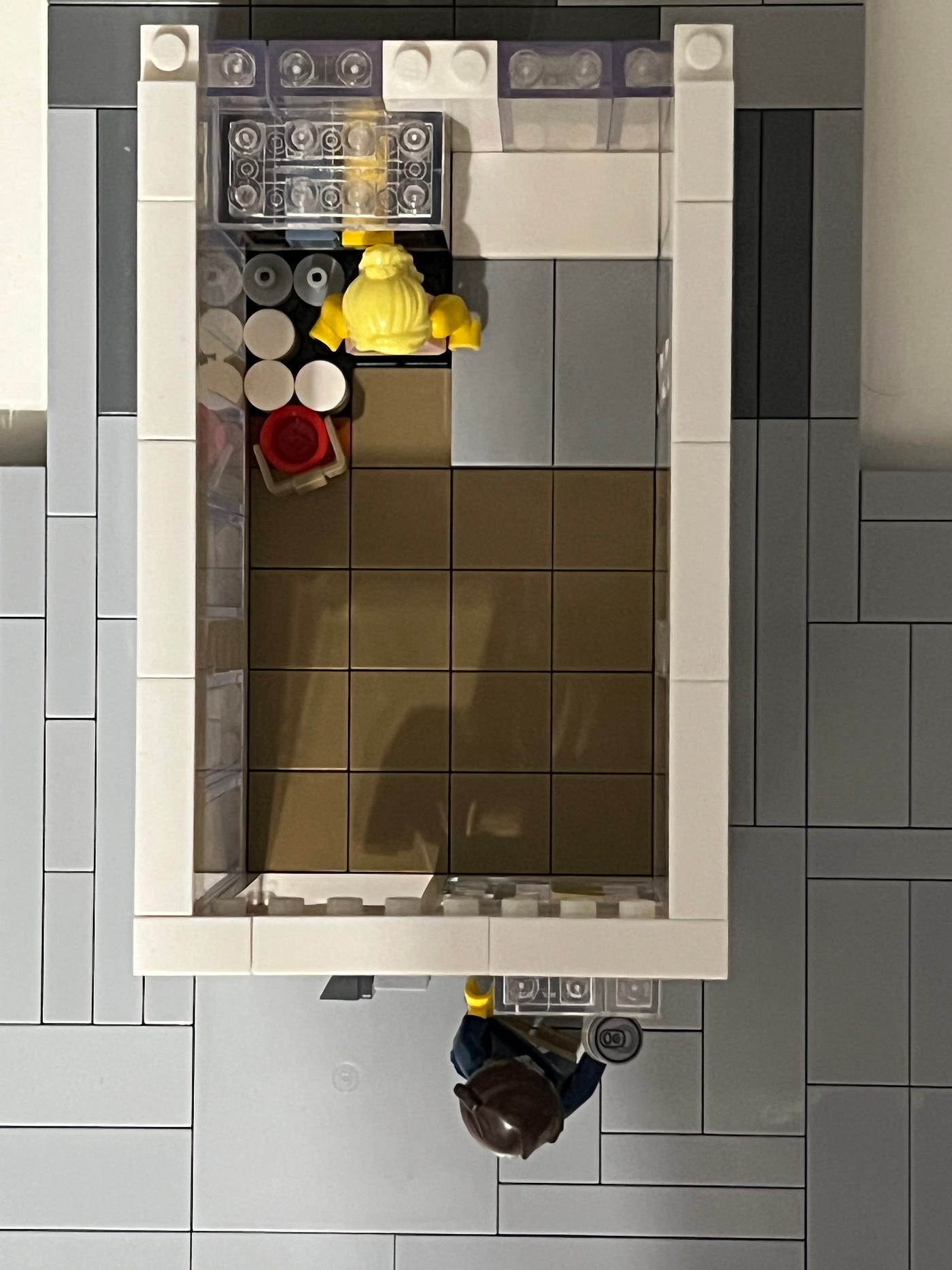 YOU: If Joe Goldberg's Cage Were Made Of LEGO, by Attila Vágó, Bricks n'  Brackets