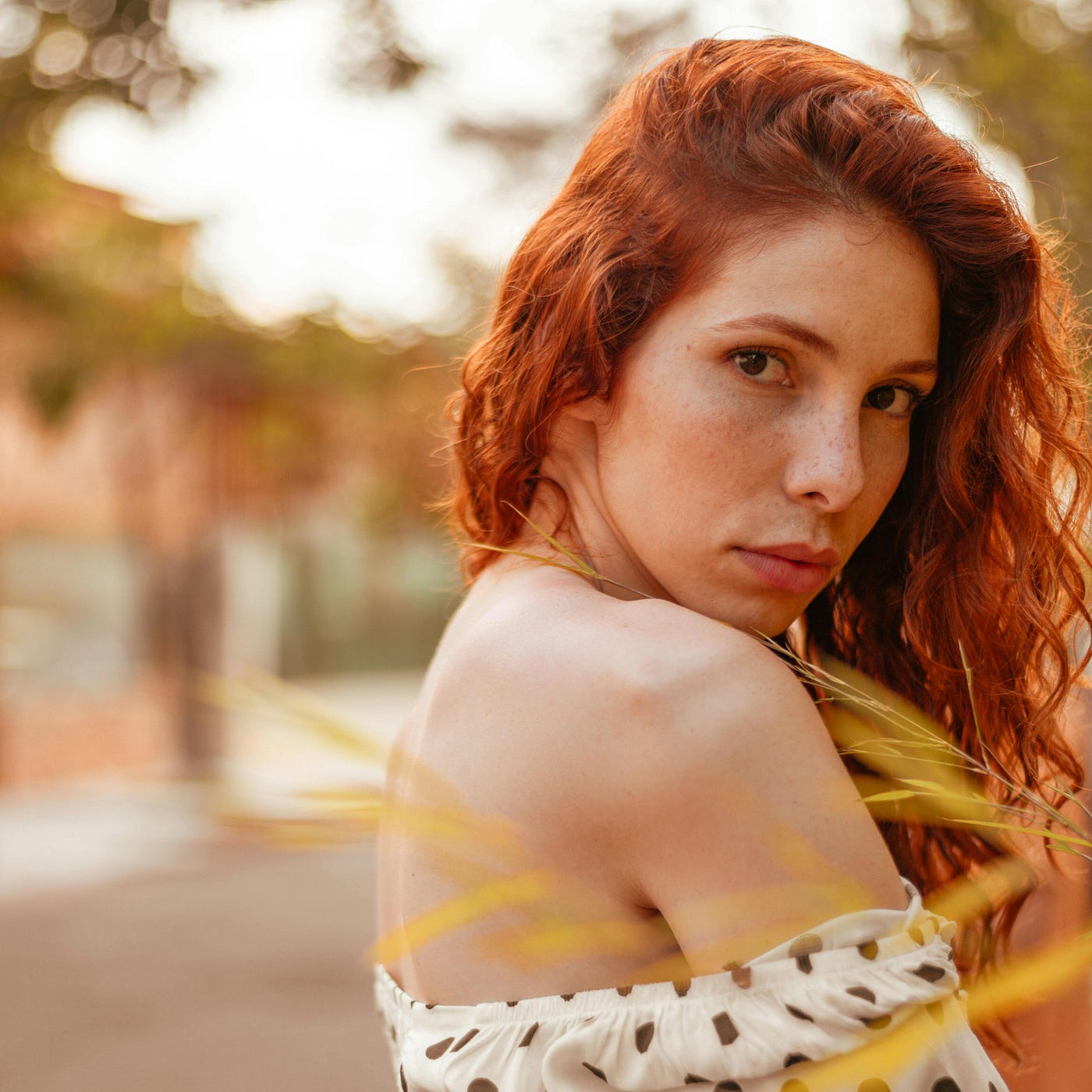 여성의 초상화.