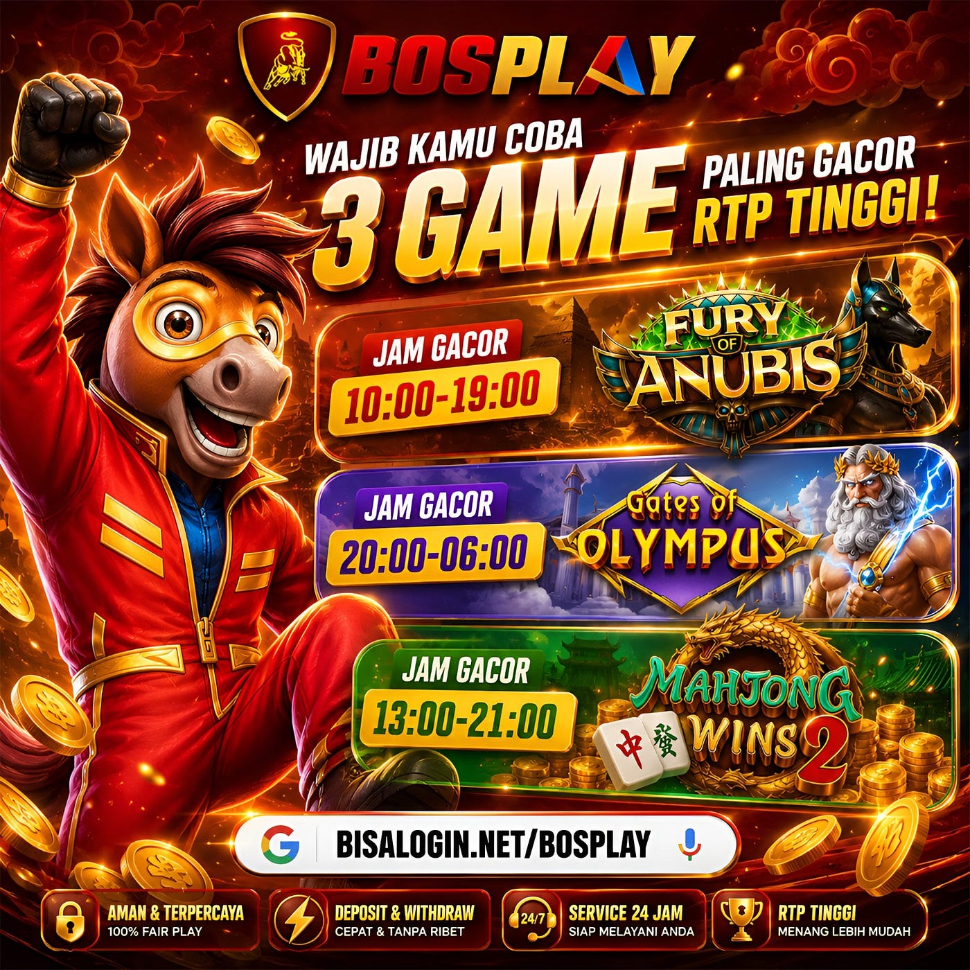 BOSPLAY > Bandar Maxwin Slot777 Terbaru Paling Dicari