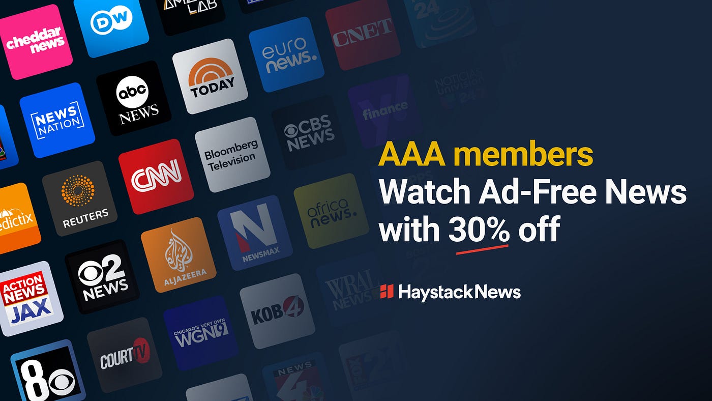 A New Perk For AAA Members: 30% Off Haystack News Premium