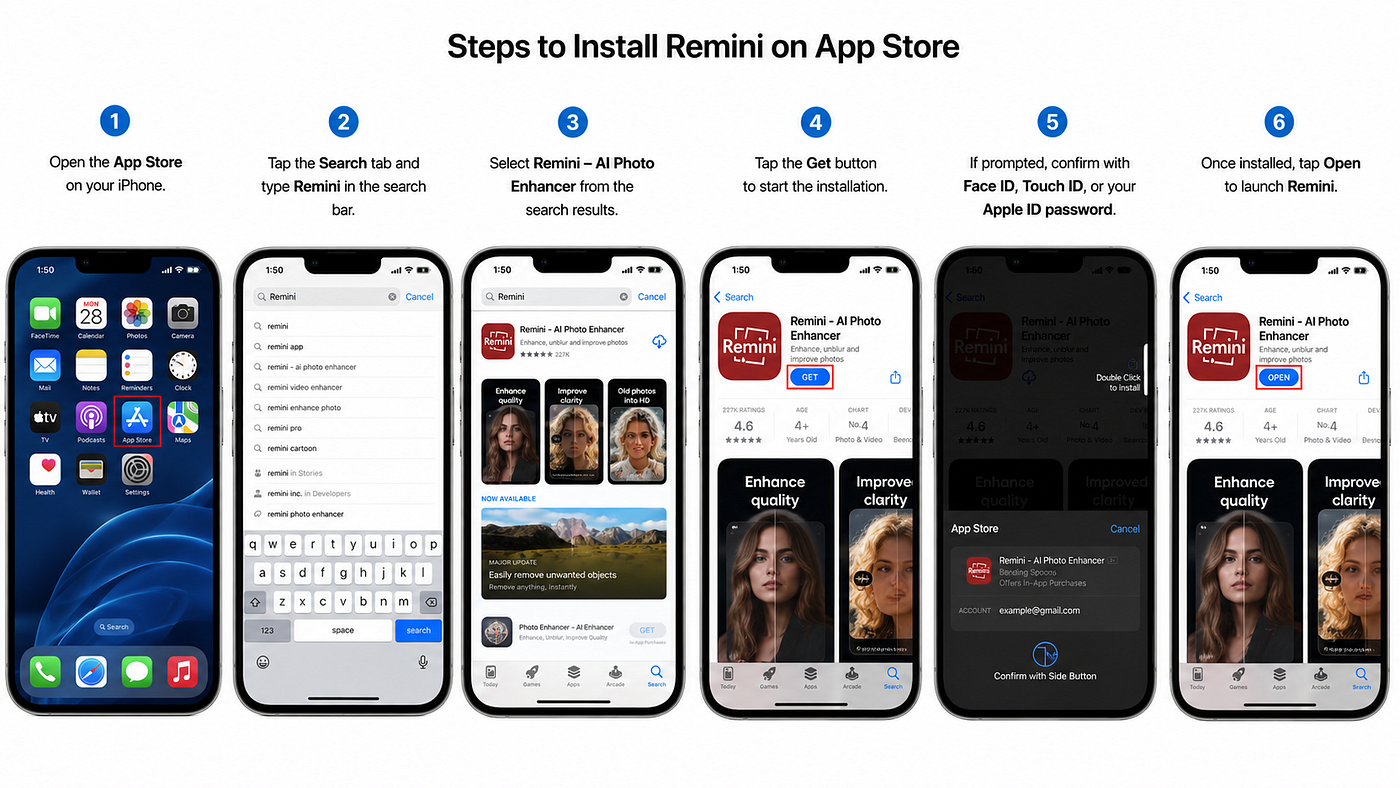 Download Remini for iOS | AI Photo Enhancer for iPhone