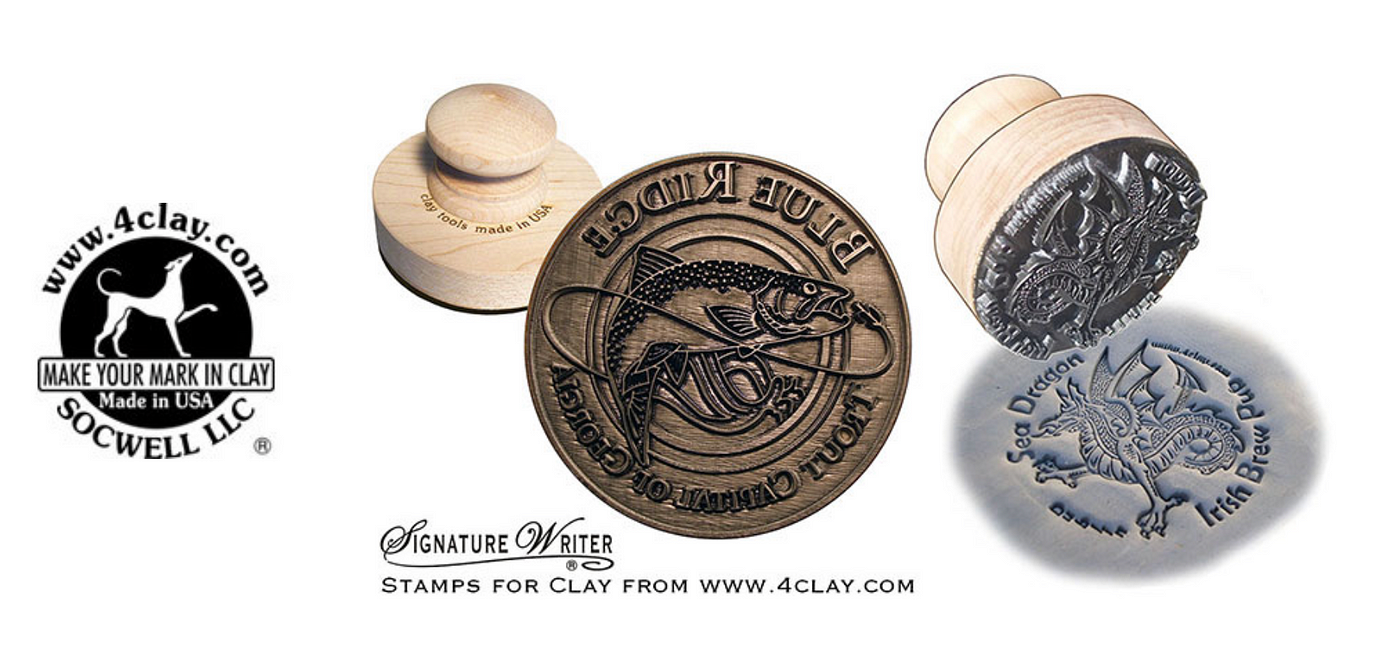 Clay Stamps for Pottery Custom Pottery Stamps Custom Clay Stamps