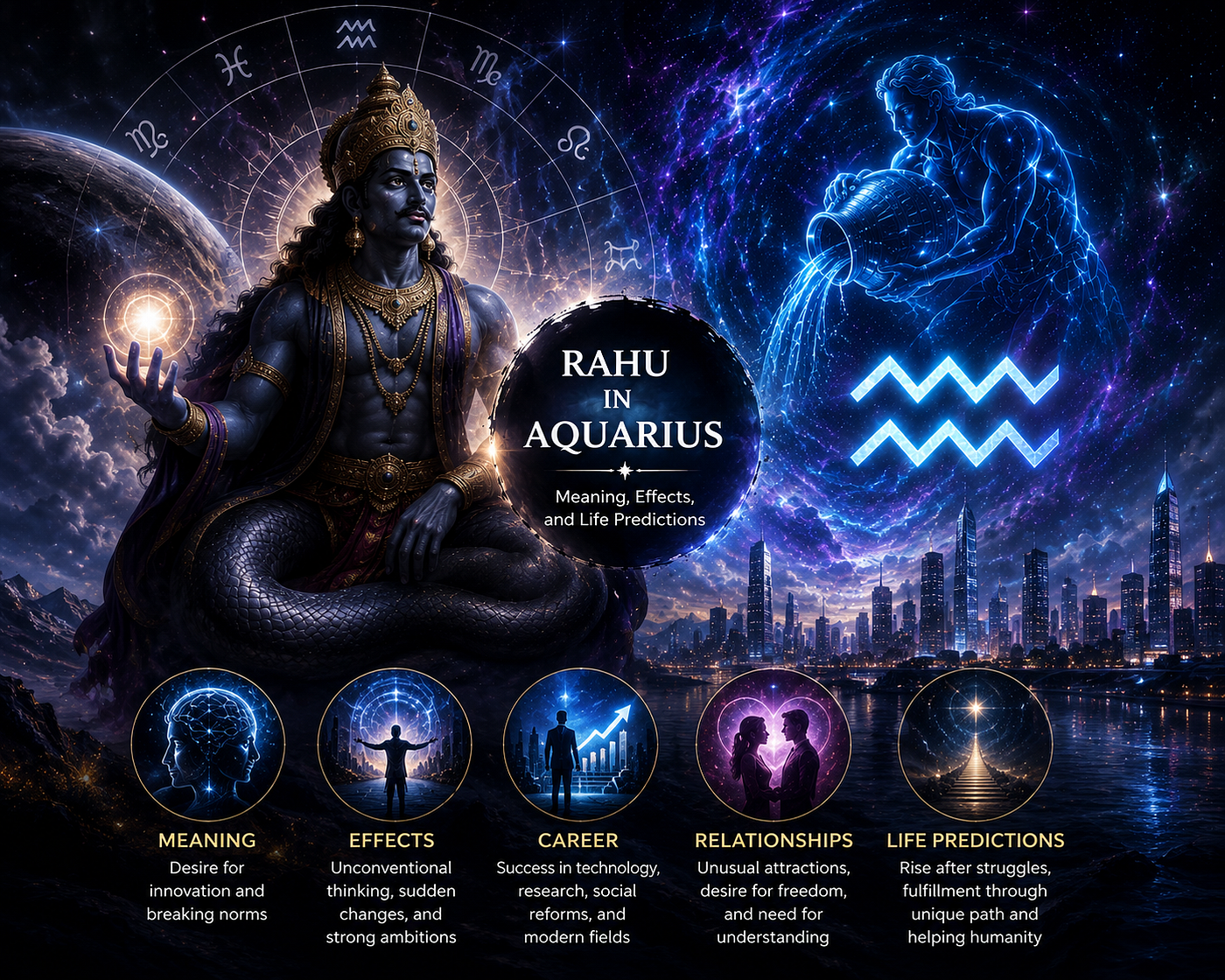 Rahu in Aquarius: Meaning, Effects, and Life Predictions