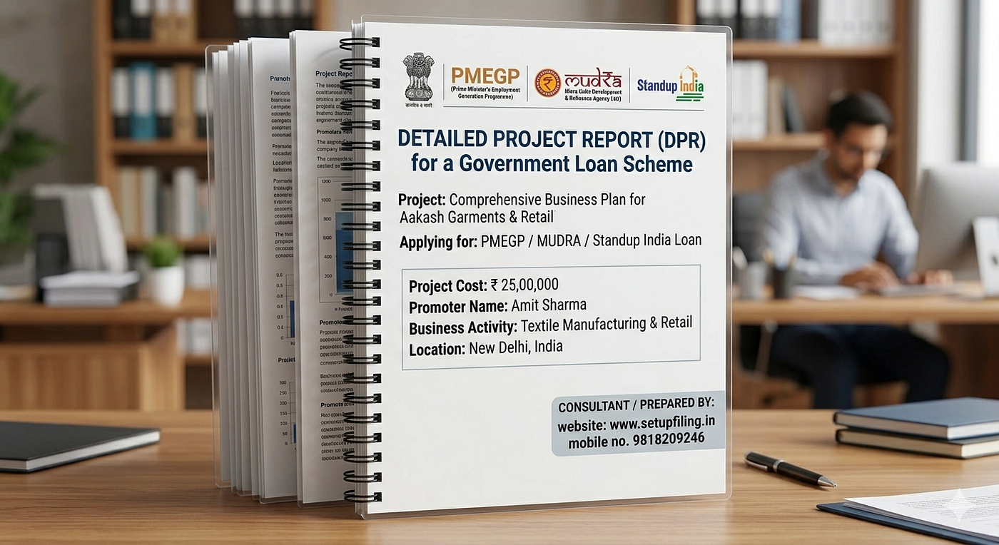 A Detailed Project Report (DPR) for a Government Loan