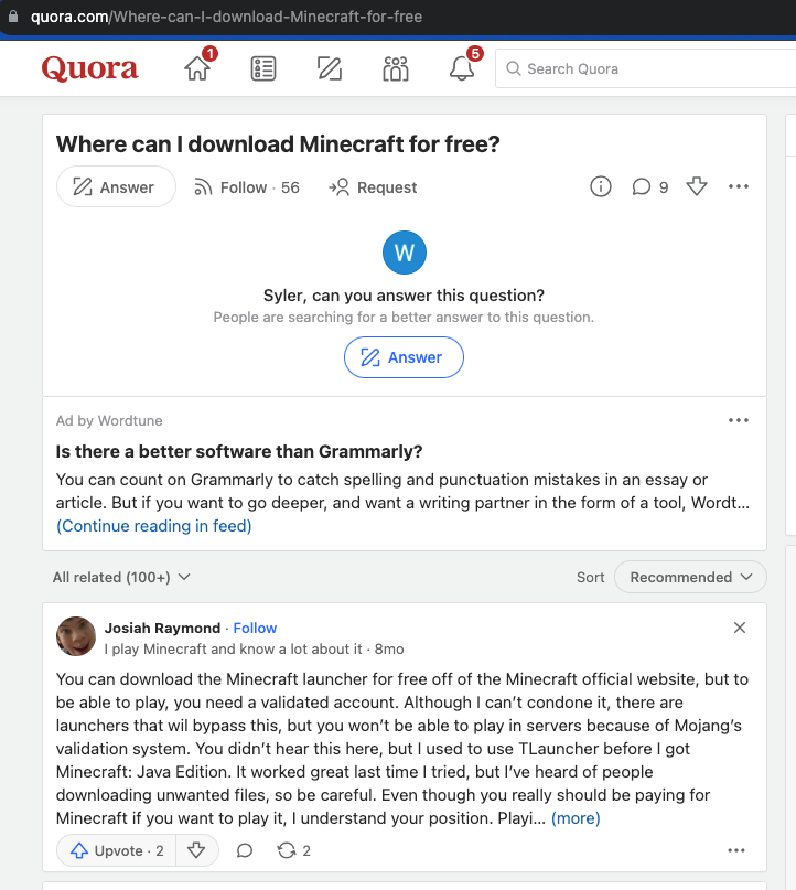 Can I play Minecraft for free? - Quora