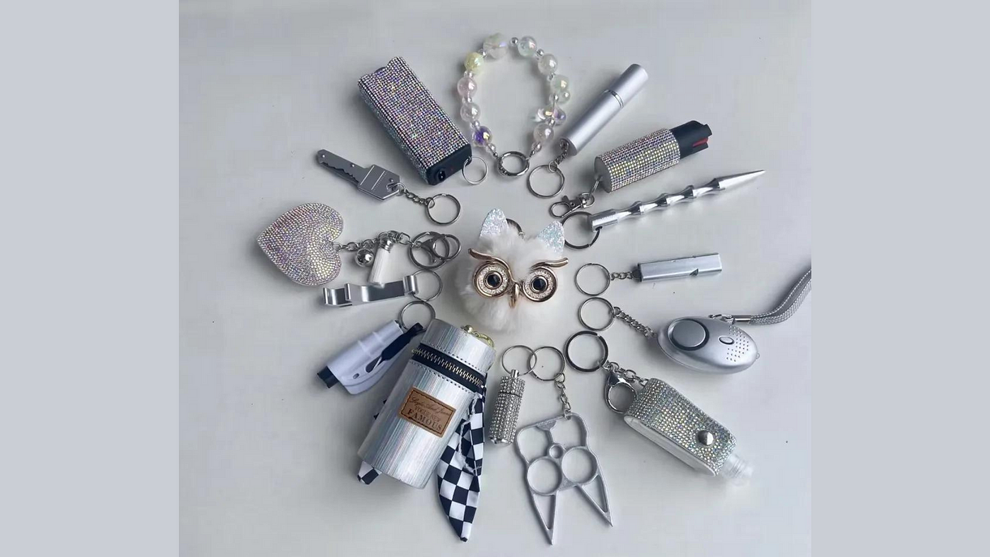 Ladies self defense keychain set | College Students | Safety | Protection