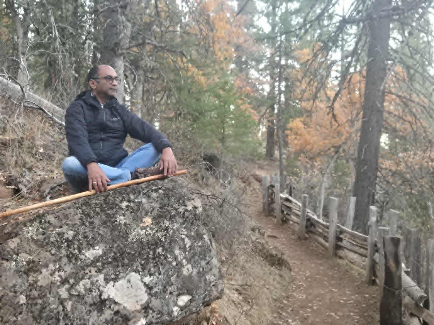 My father found himself in the rocks of Mount Shasta. Photos by author.