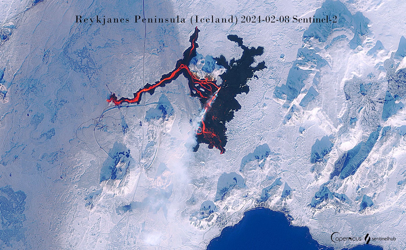The Beauty of Volcanic Activity from Space through Satellite Imagery