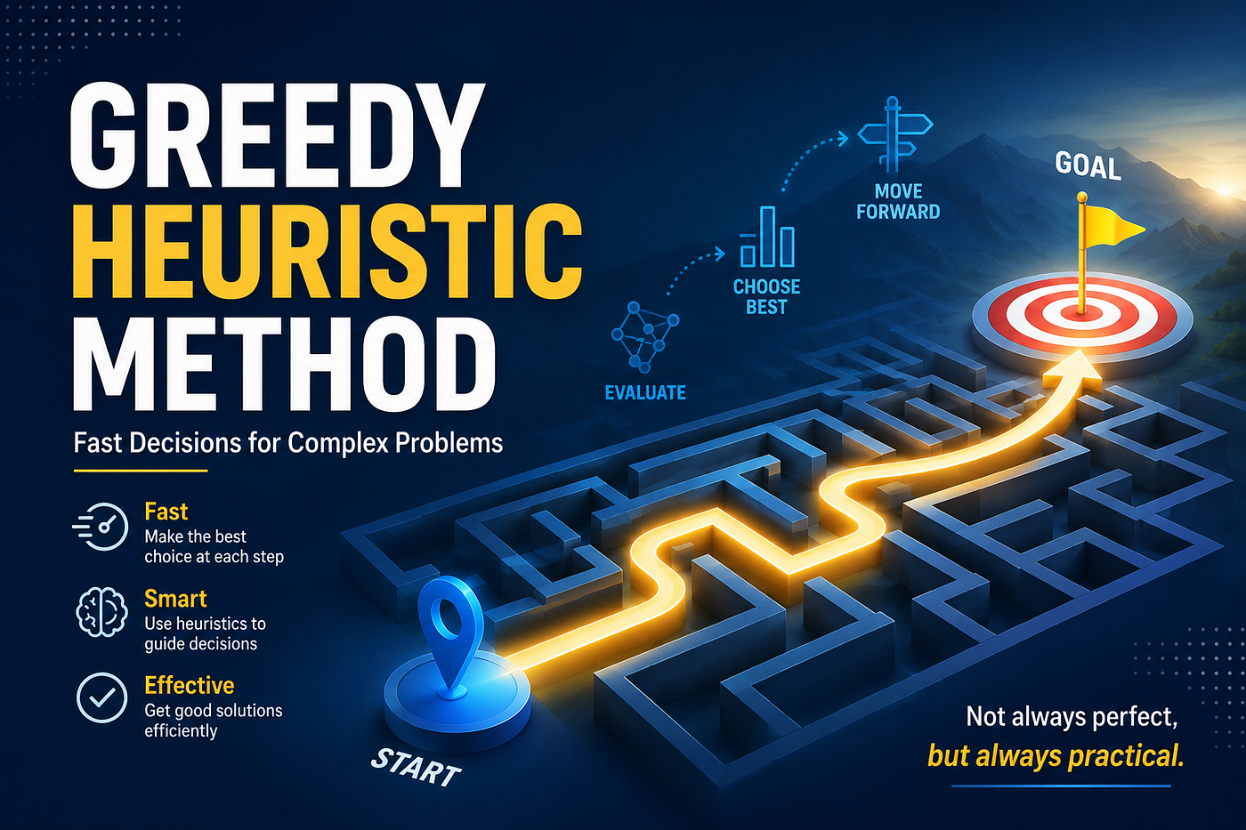 Greedy Heuristic Method: Fast Decisions for Complex Problems