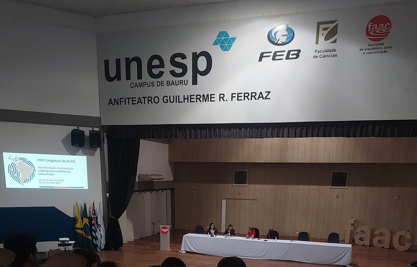 FAAC E CURSO DE JORNALISMO DA UNESP SÃO DESTAQUE NO PRIMEIRO DIA PRESENCIAL DO CONGRESSO DA ALAIC