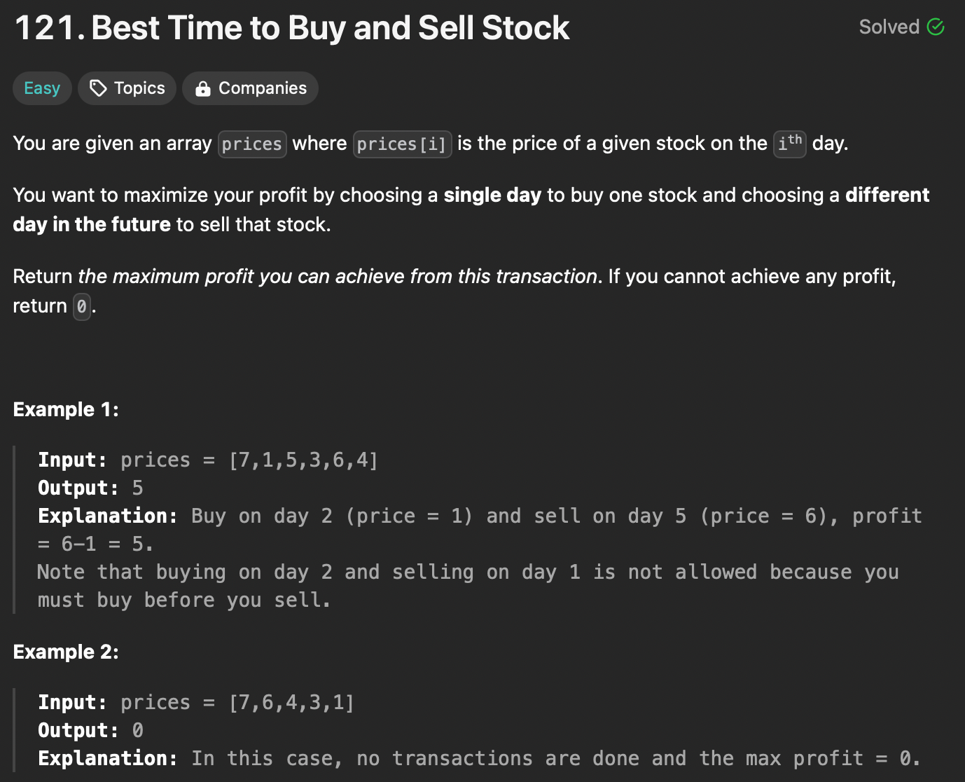 ⓹➇ Best Time to Buy and Sell Stock - 彼得潘的Swift iOS / Flutter App 開發教室-  Medium