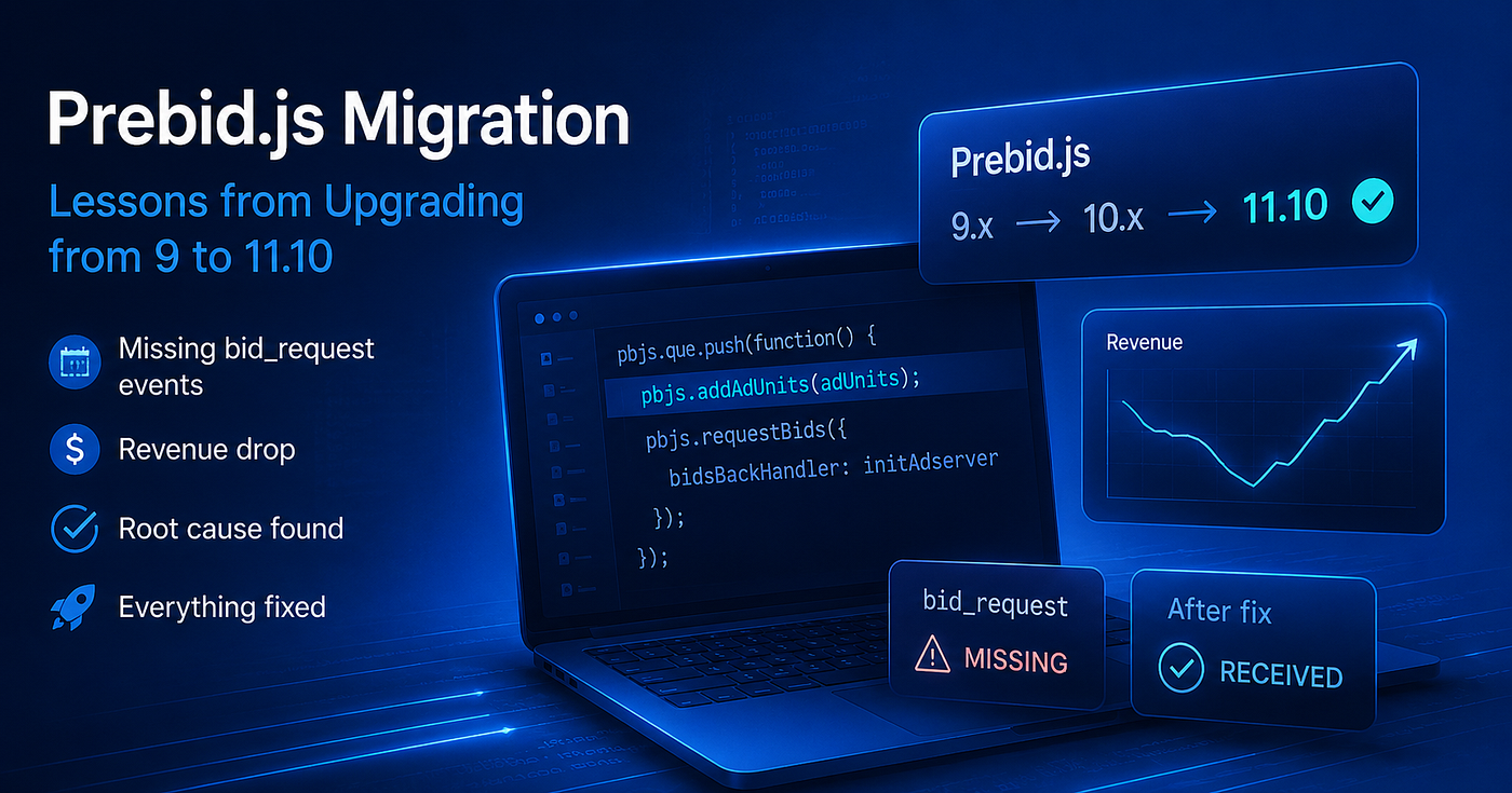 How I Migrated from Prebid 10 to Prebid 11, Lost Bid Events, Lost Revenue — and Eventually Found…