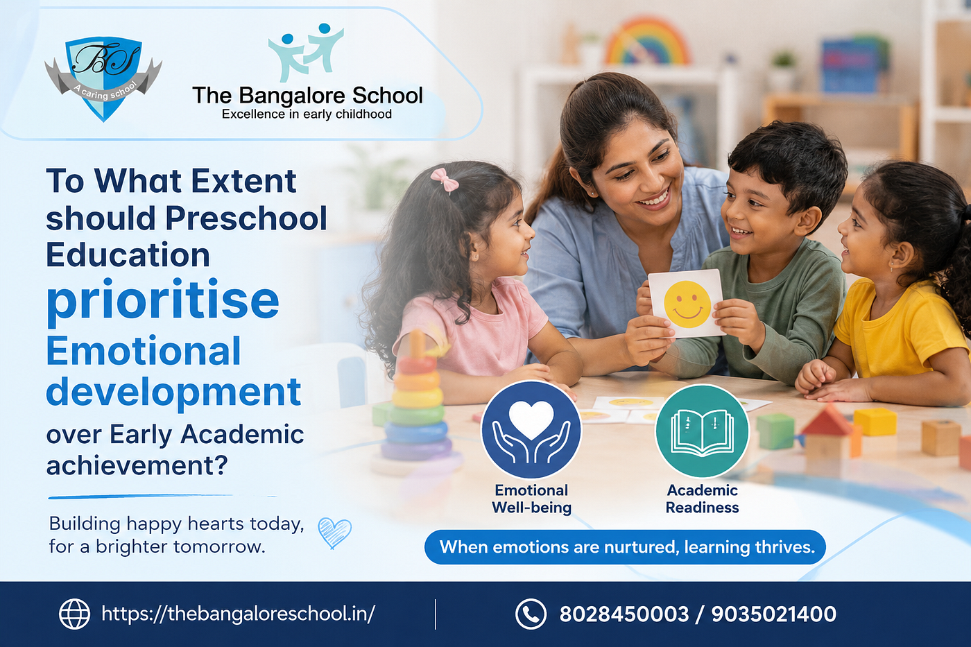 To What Extent should Preschool Education prioritise Emotional development over Early Academic…