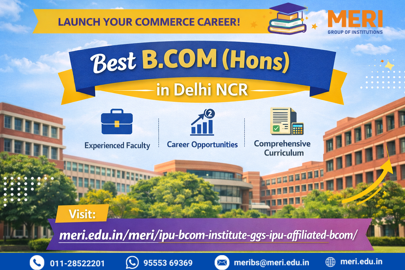 Top B.COM (Hons) Institute in Delhi NCR: Build a Strong Career in Commerce and Finance