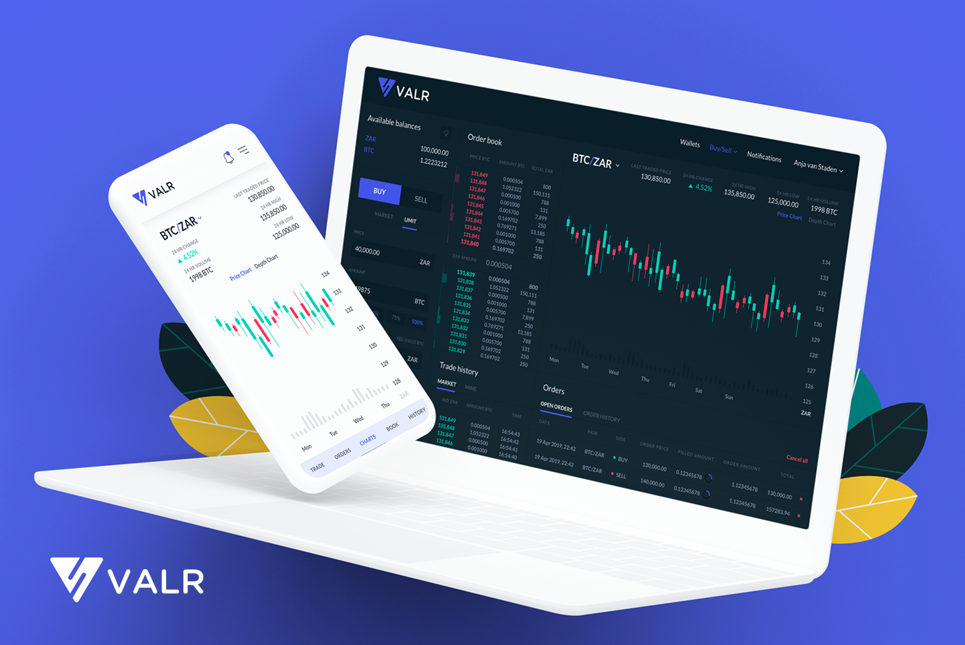 Buy and sell Bitcoin with Rand. VALR launches Bitcoin-Rand (BTCZAR)… | by  Farzam Ehsani | VALR Publication | Medium
