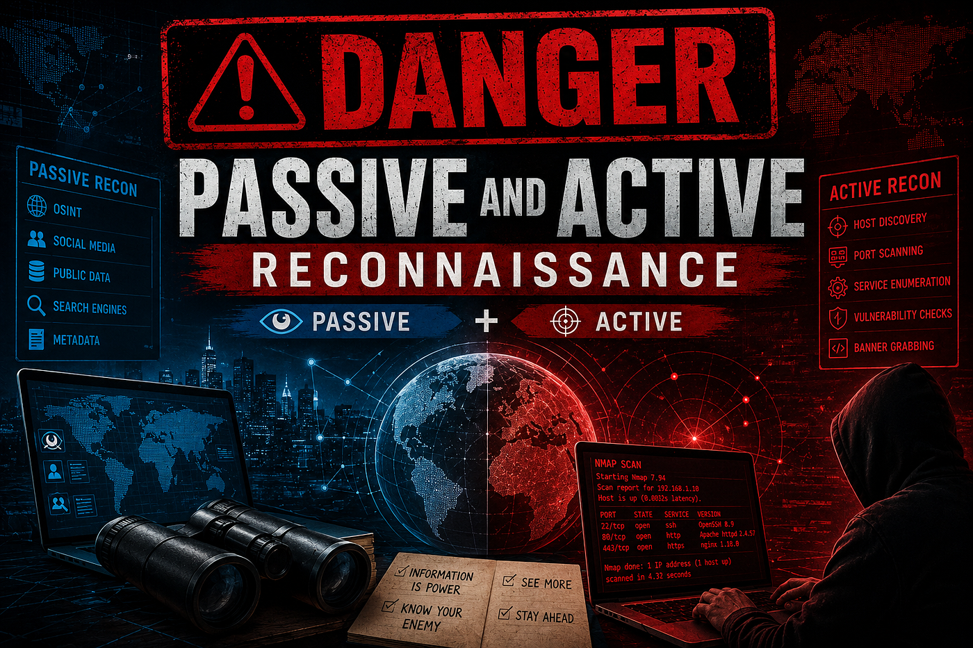 Before You Touch The Target: A passive and active recon walk-through for cybersecurity…