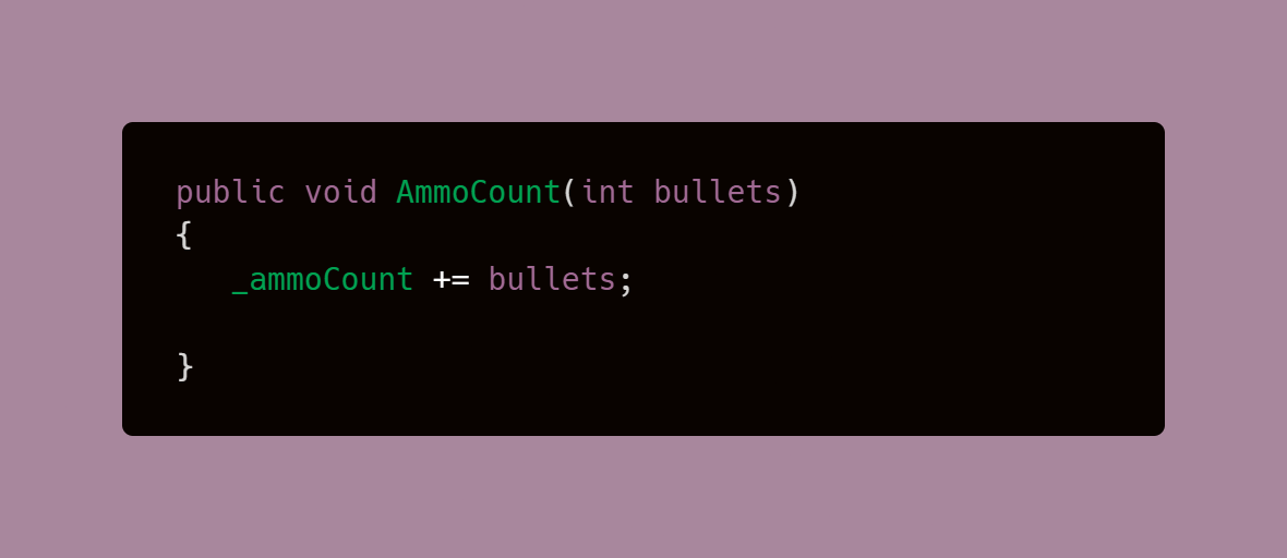 Simple Ammo Count System in Unity