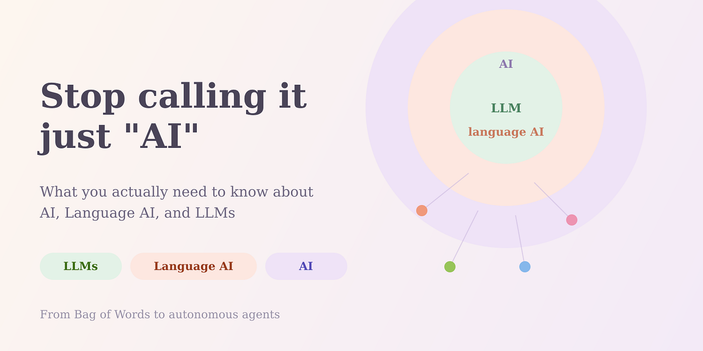 Stop Calling it Just “AI”: What You Actually Need to Know About LLMs