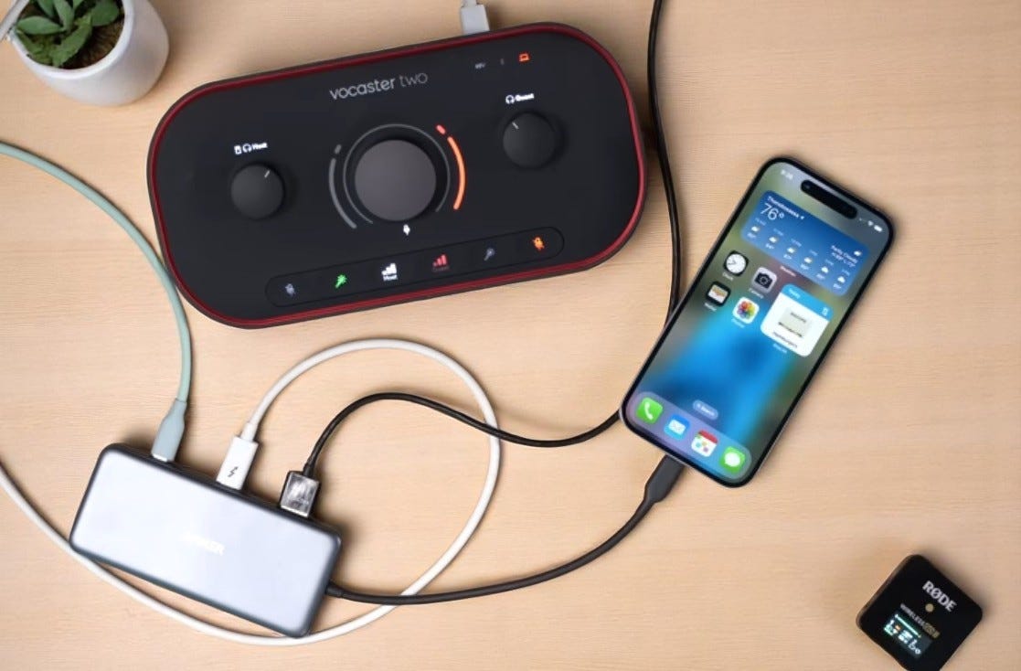 将集线器与 iPhone 配合使用