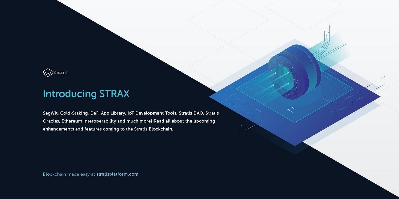 Introducing STRAX. Since the inception of the Stratis… | by Stratisplatform  | Medium