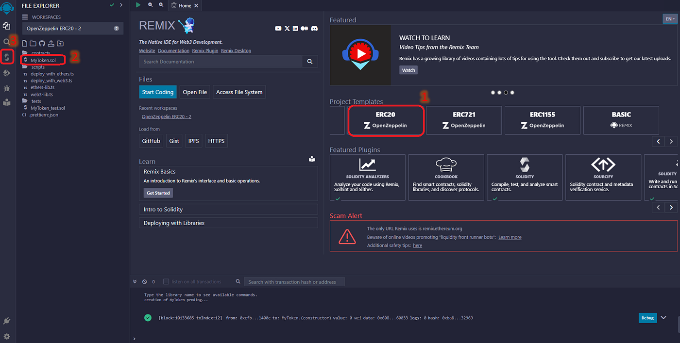 How to deploy your own Smart Contract/ERC20 token in 9 clicks (and why you  might want to do so) | by MWC | Coinmonks | Medium