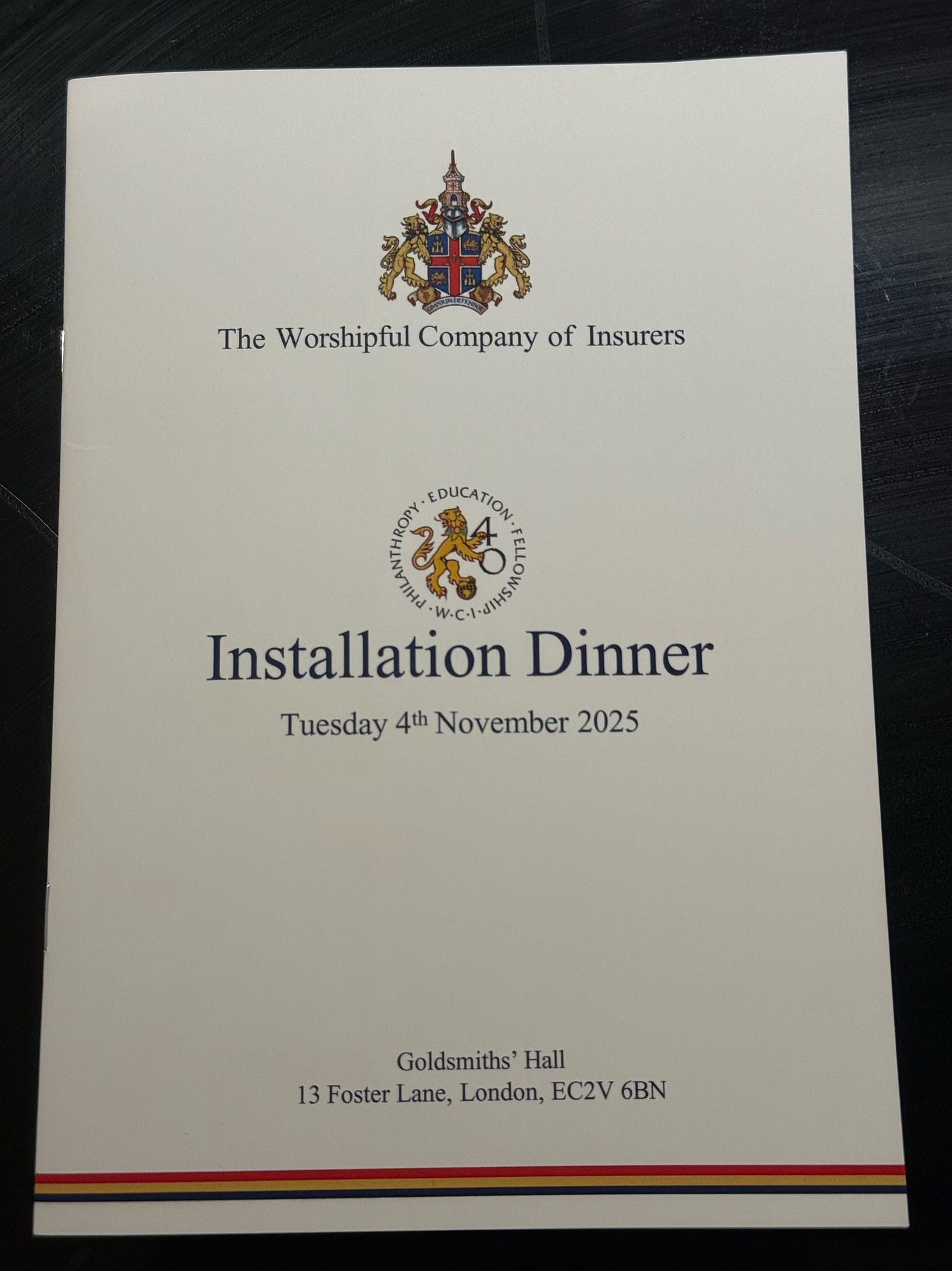 WCI Installation Dinner