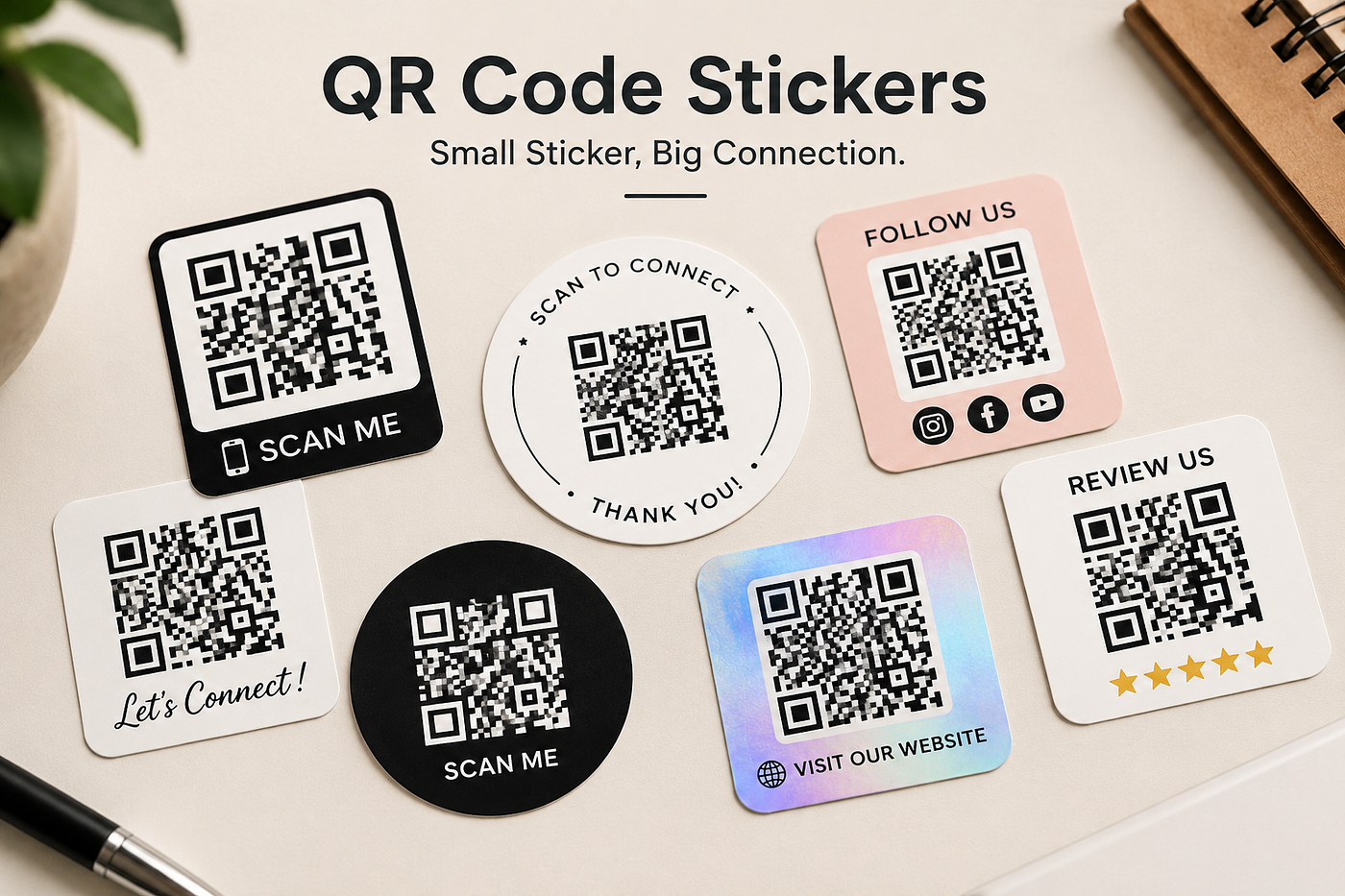 QR Code Stickers: Turn Packaging Into Digital Experience