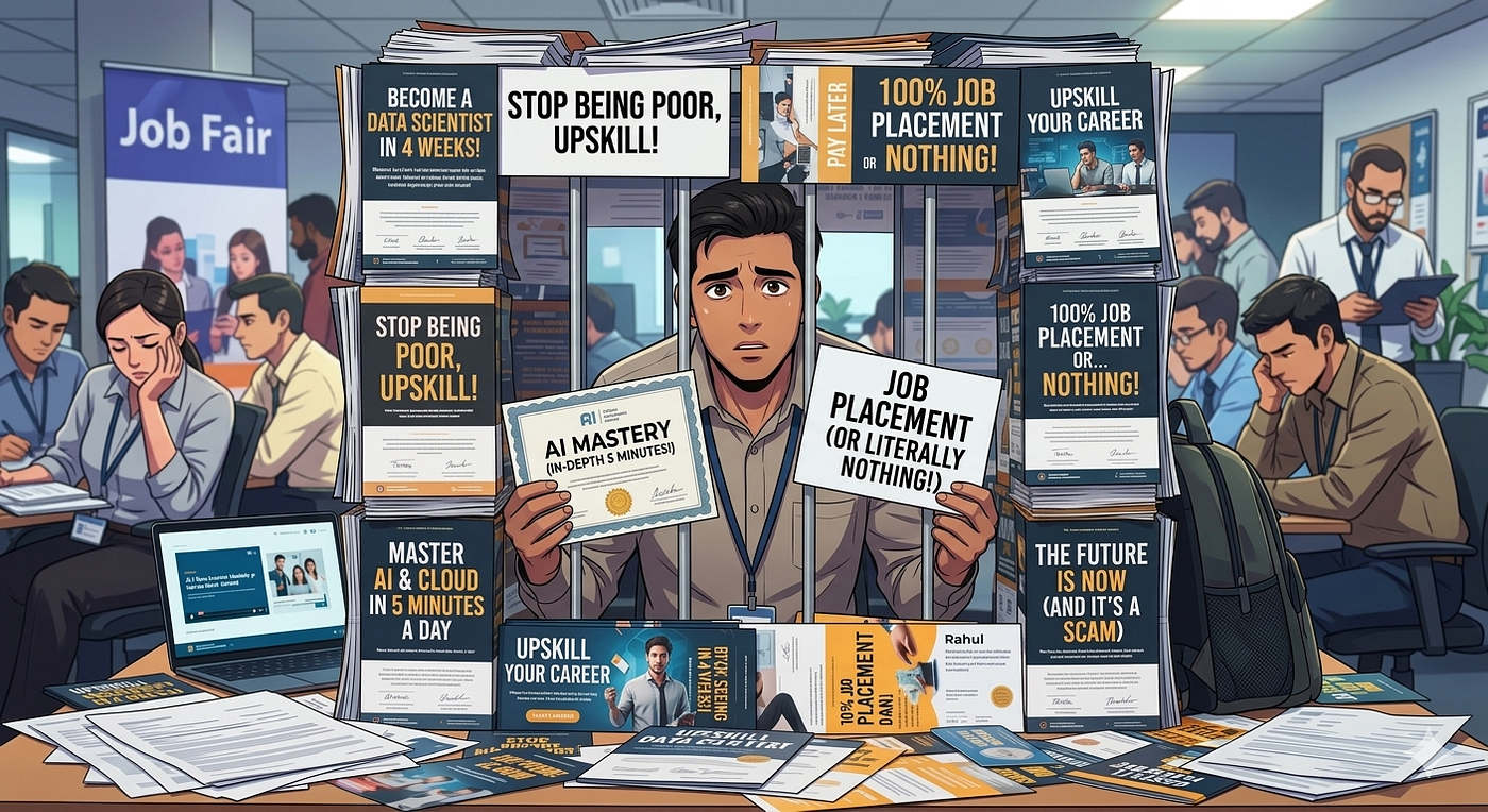 The Paid Upskilling Trend: Low on Resume Value, High on Hidden Commissions