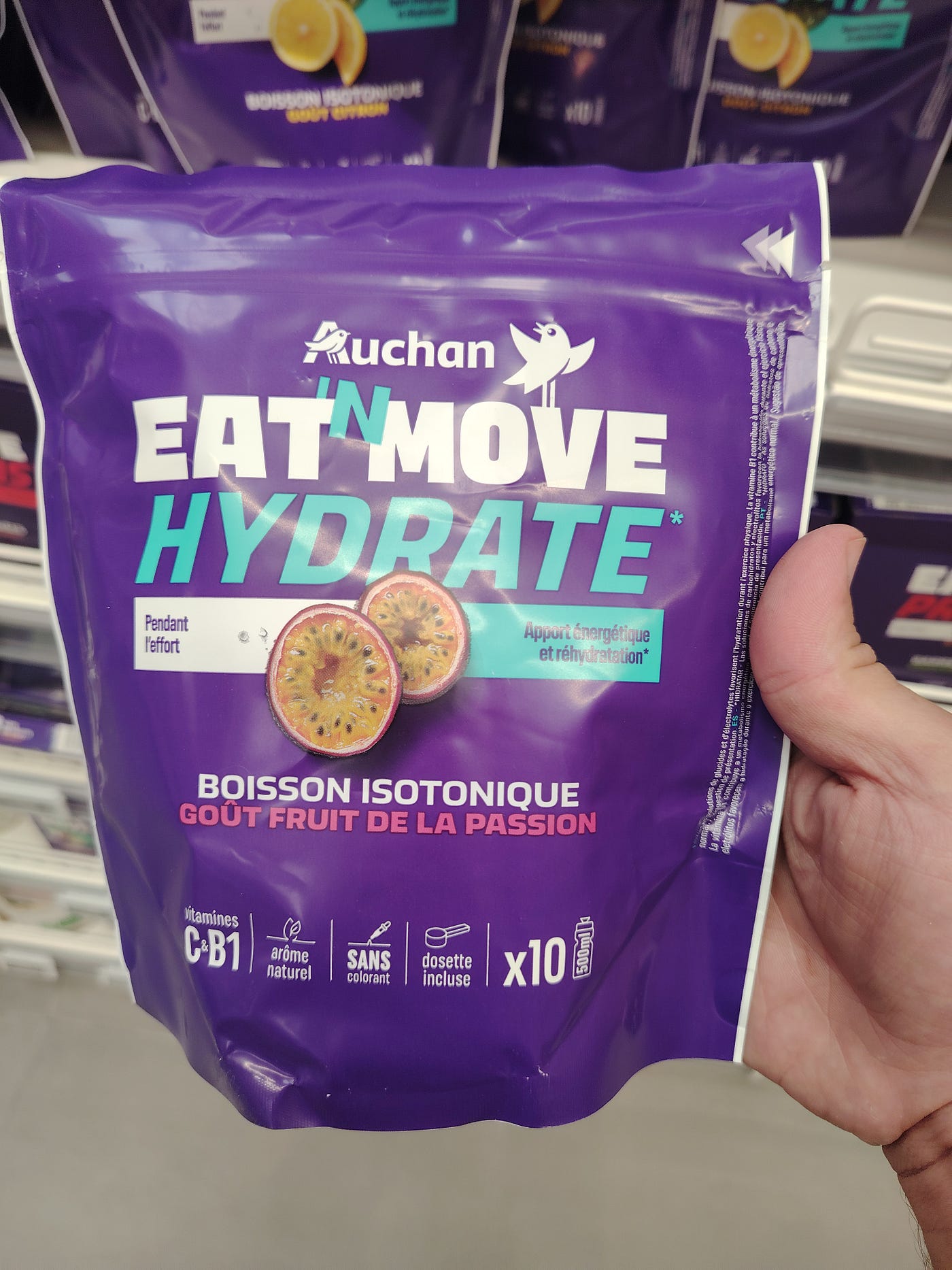 Eat’n Move Hydrate – La boisson isotonique d’Auchan