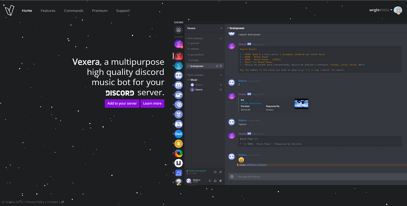 Discord Bot Review: Vexera. Vexera is one of the most sleek, free… | by Discord  Bot List | Medium