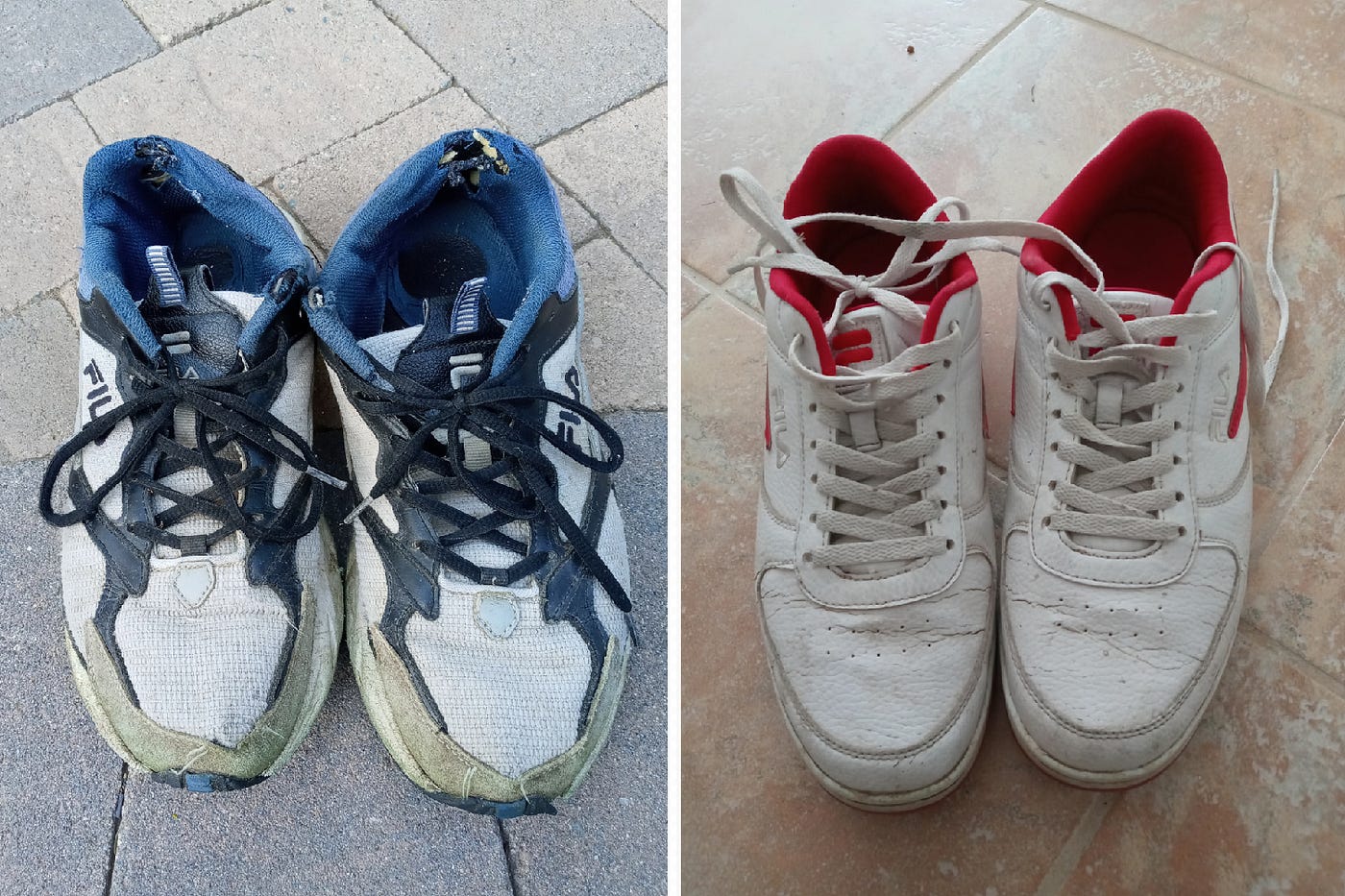 I am done with FILA sneakers