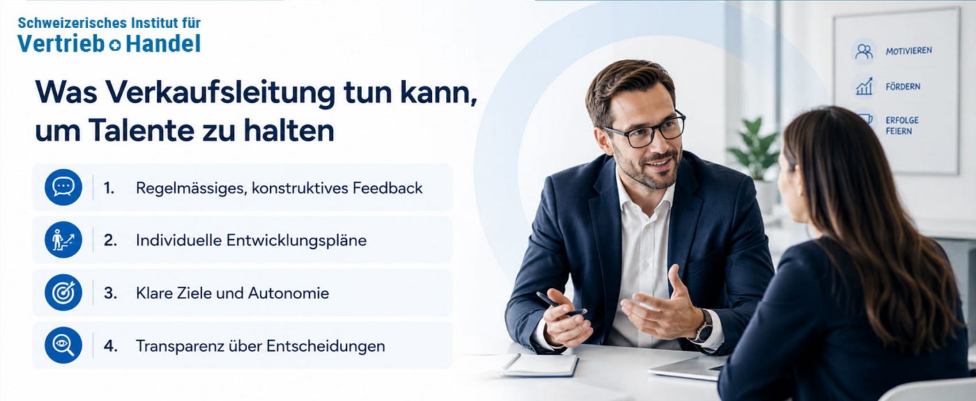 Was Verkaufsleitung tun kann, um Talente zu halten