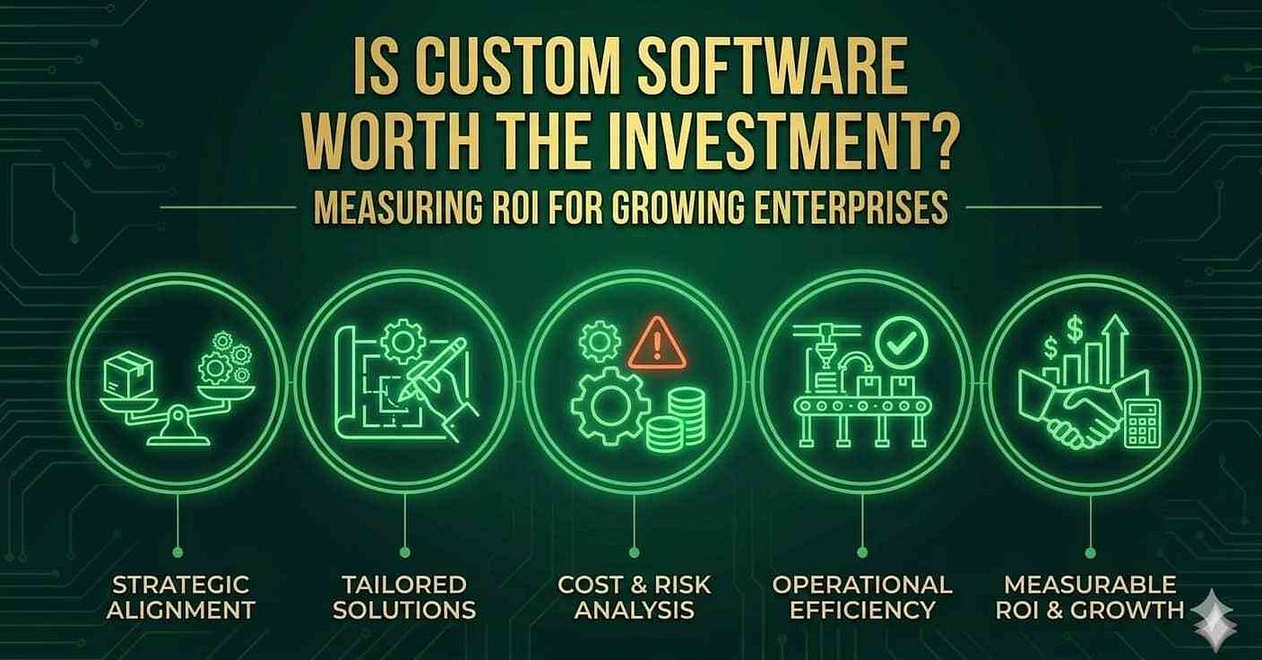 Is Custom Software Worth the Investment? Measuring ROI for Growing Enterprises