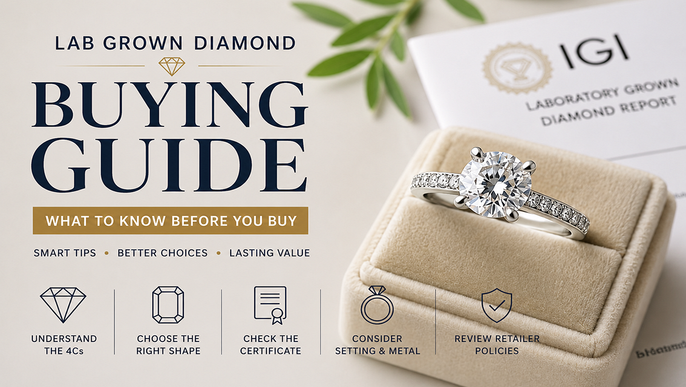 Lab Grown Diamonds: A Simple Buying Guide for First Time Buyers