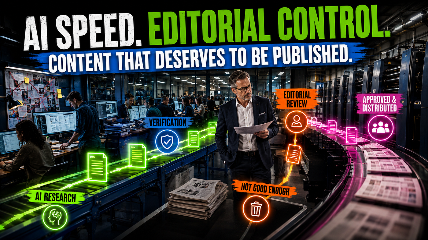 AI Content Automation Needs an Editorial Control Plane