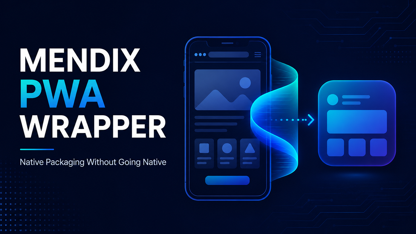 Quick Hack Series Part 5: Mendix PWA Wrapper-Native Packaging Without Going Native