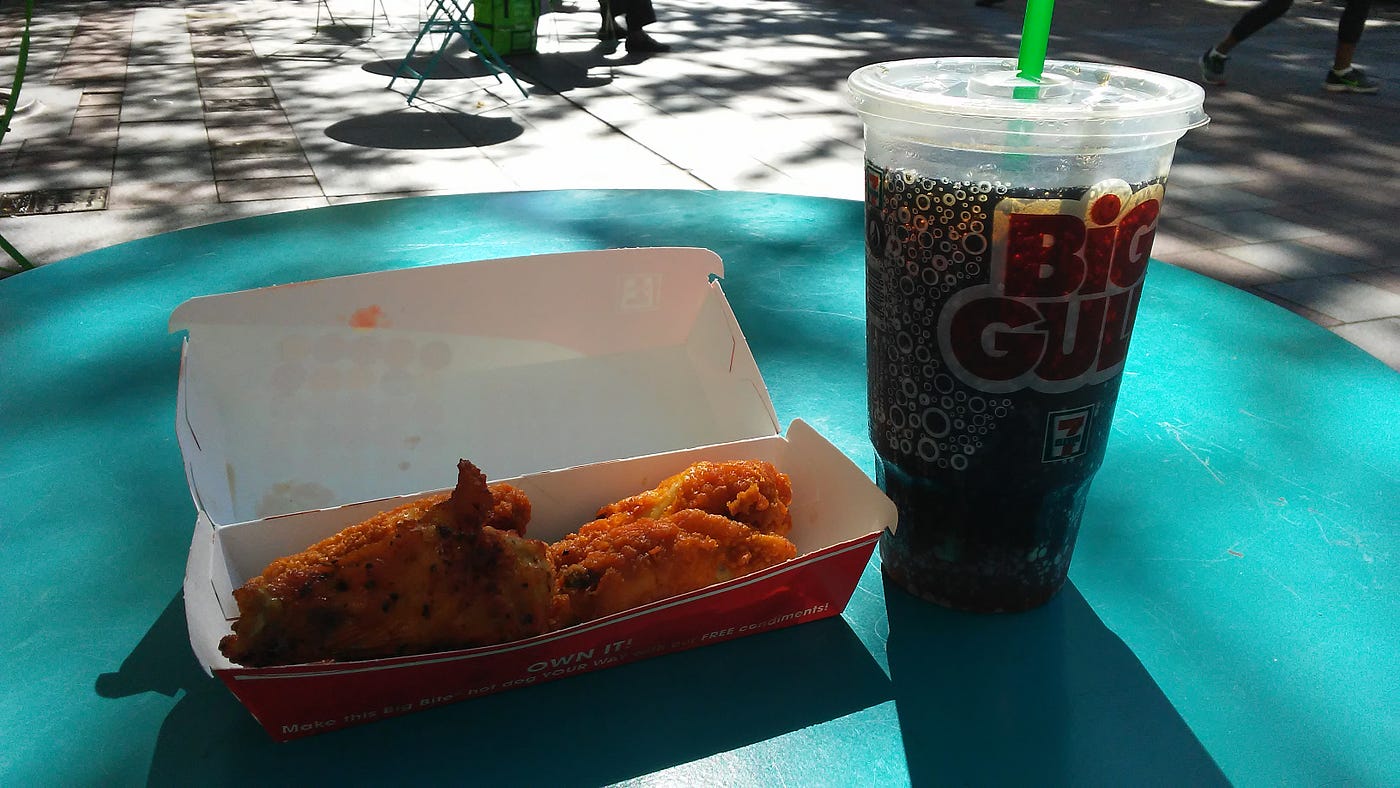 Eating From the Trash Can: 7-Eleven Hot Wings | by Fox Doucette