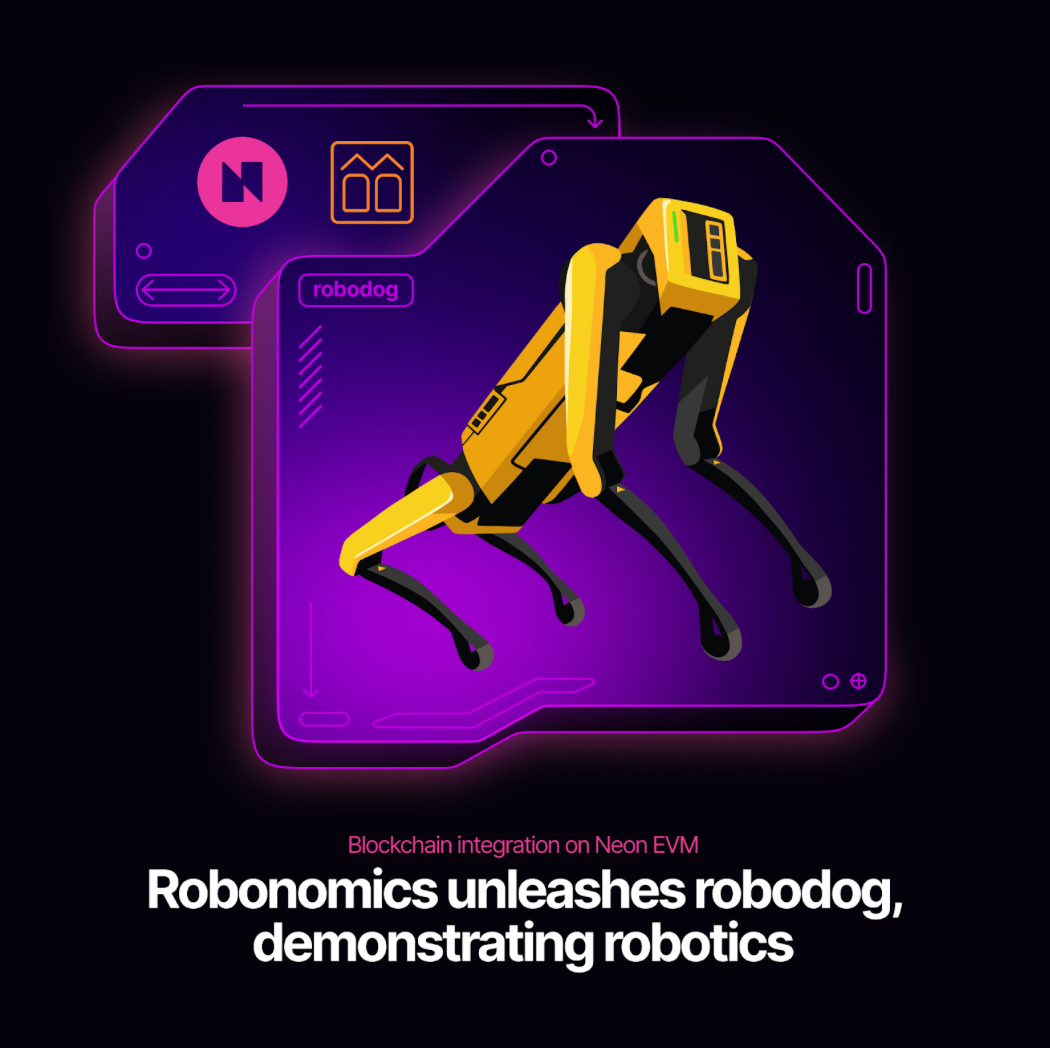 Robonomics unleashes robodog, demonstrating robotics:blockchain integration  on Neon EVM | by Neon EVM | Medium