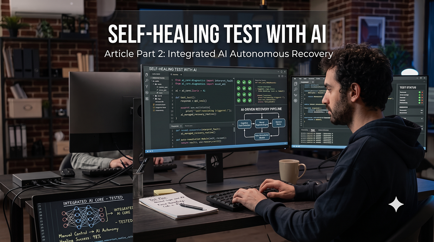 Did Your Tests Fail Again? Part 2: Self-Healing Test With AI