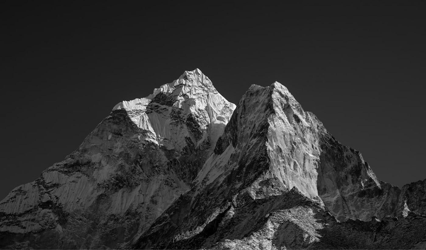 The compass to the summit