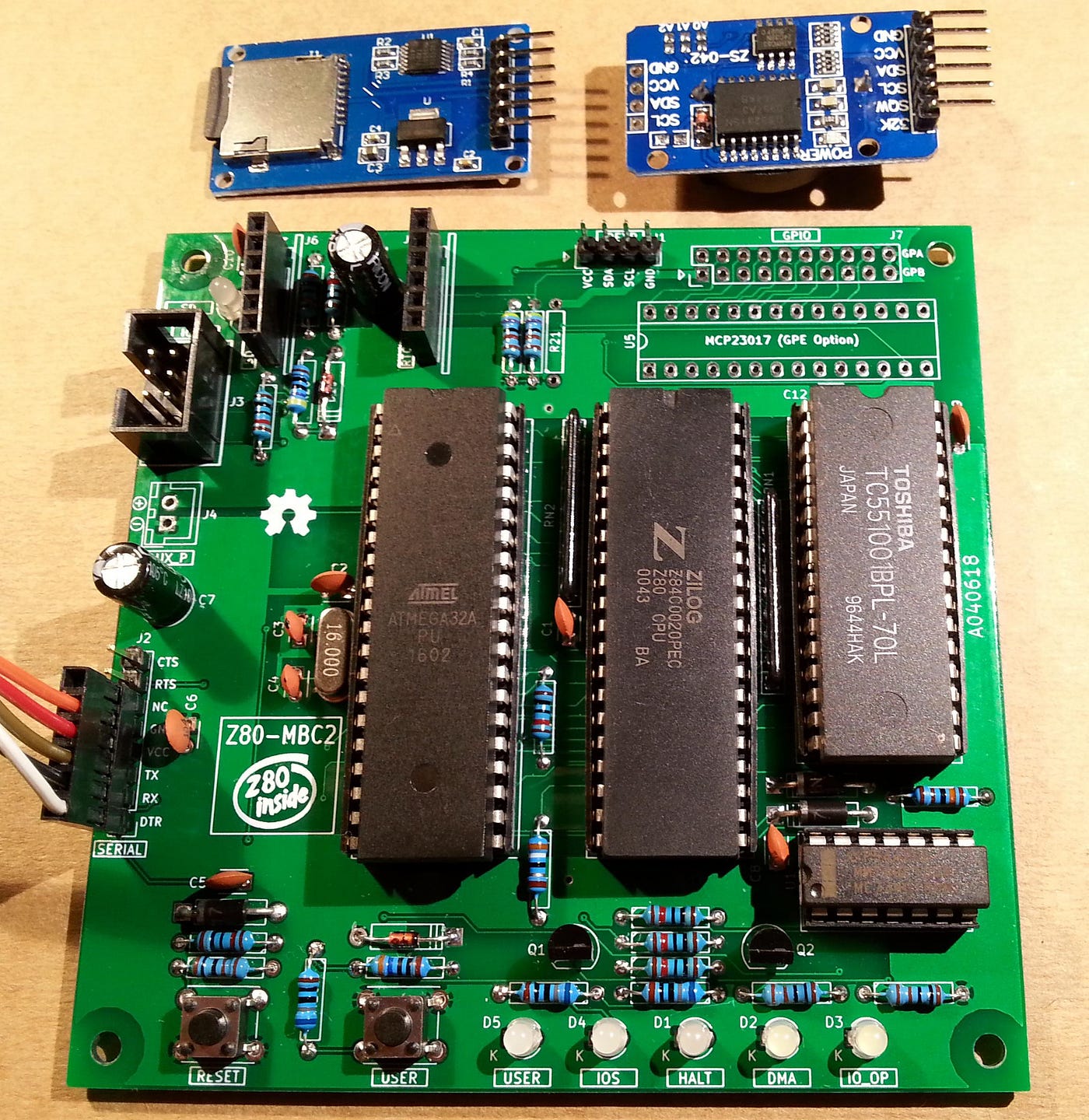 Z80 CPU トレーニングモジュールセット Z80 CPU トレーニングモジュールセット - メルカリ