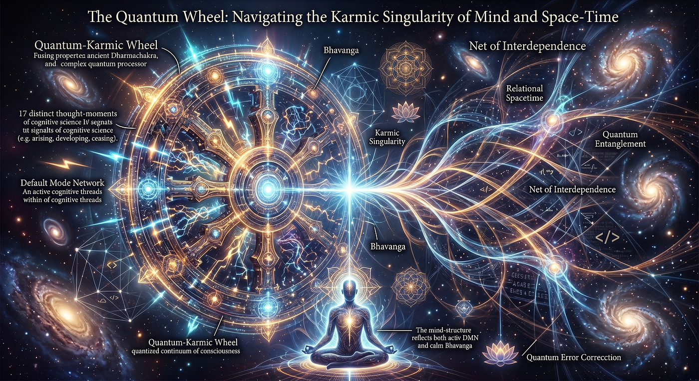 The Quantum Wheel: Navigating the Karmic Singularity of Mind and Space-Time