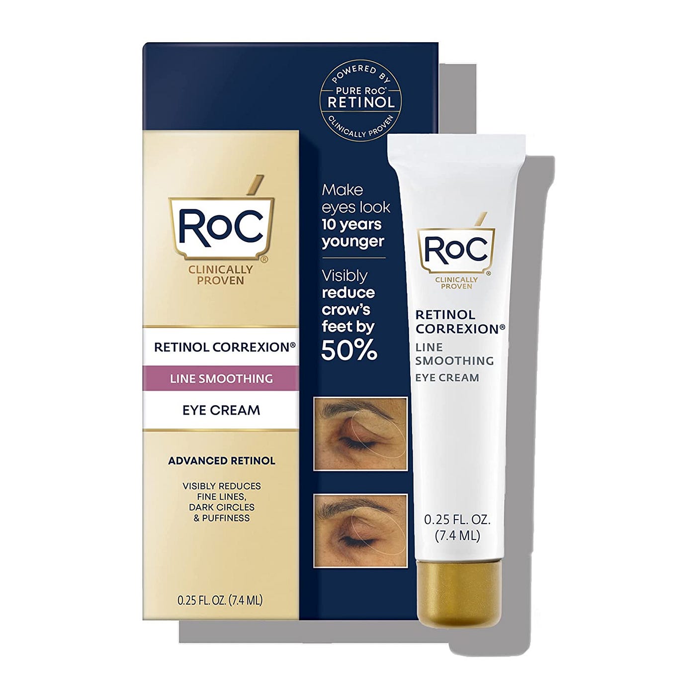 RoC Retinol Correxion Eye Cream Mini for Dark Circles Puffiness