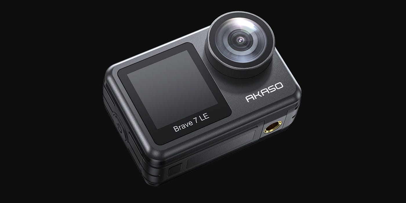 Buy AKASO Brave 7 LE 4K Waterproof Dual Screens Sport Action Camera