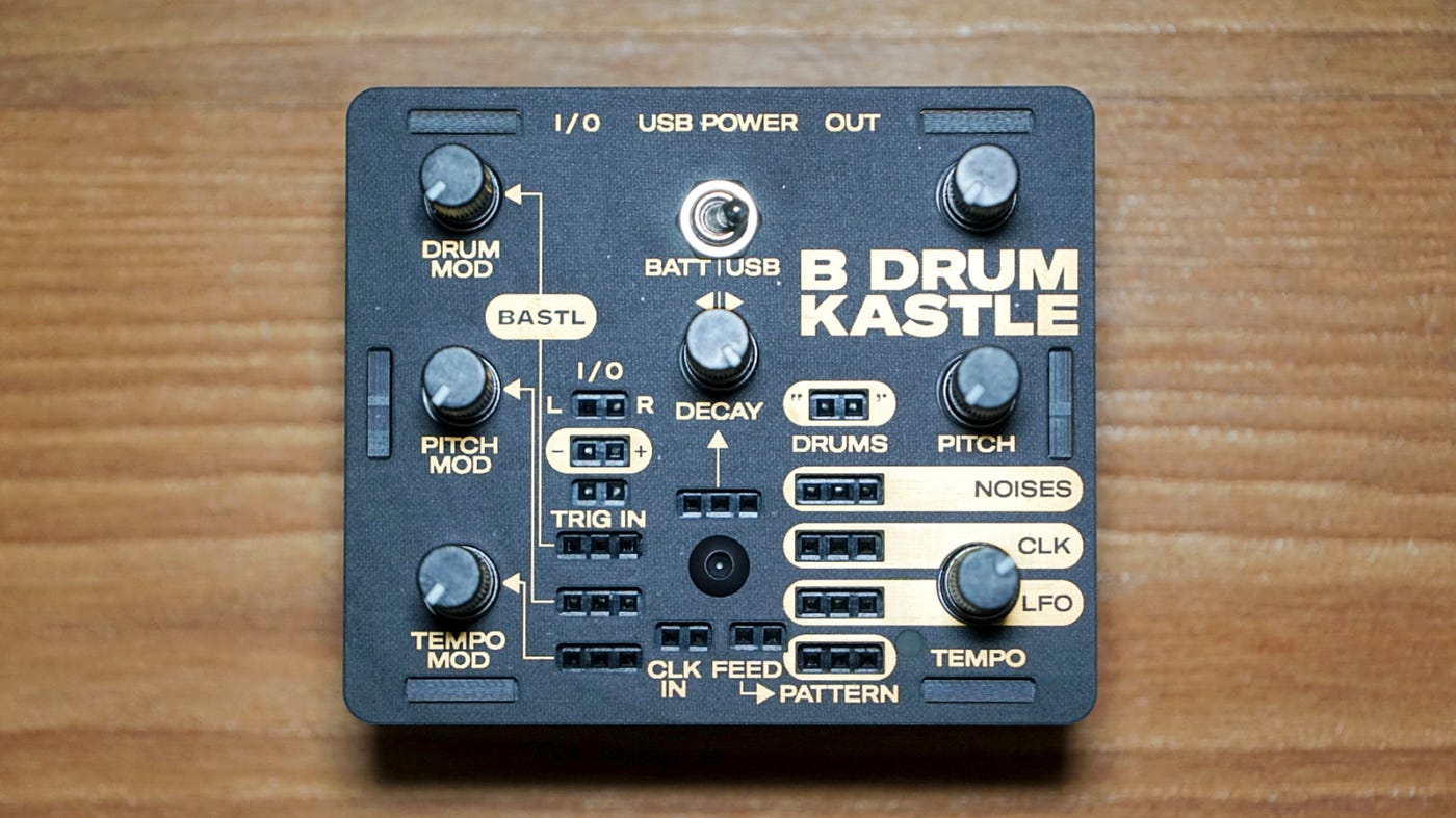 The Tiny LoFi Modular Drum Synth with Massive Character | Bastl