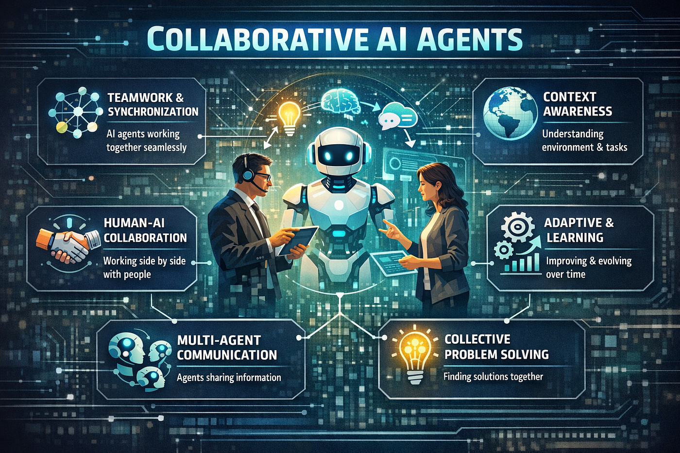 Collaborative AI Agents: The Rise of AI Teamwork and the Birth of Digital Organizations